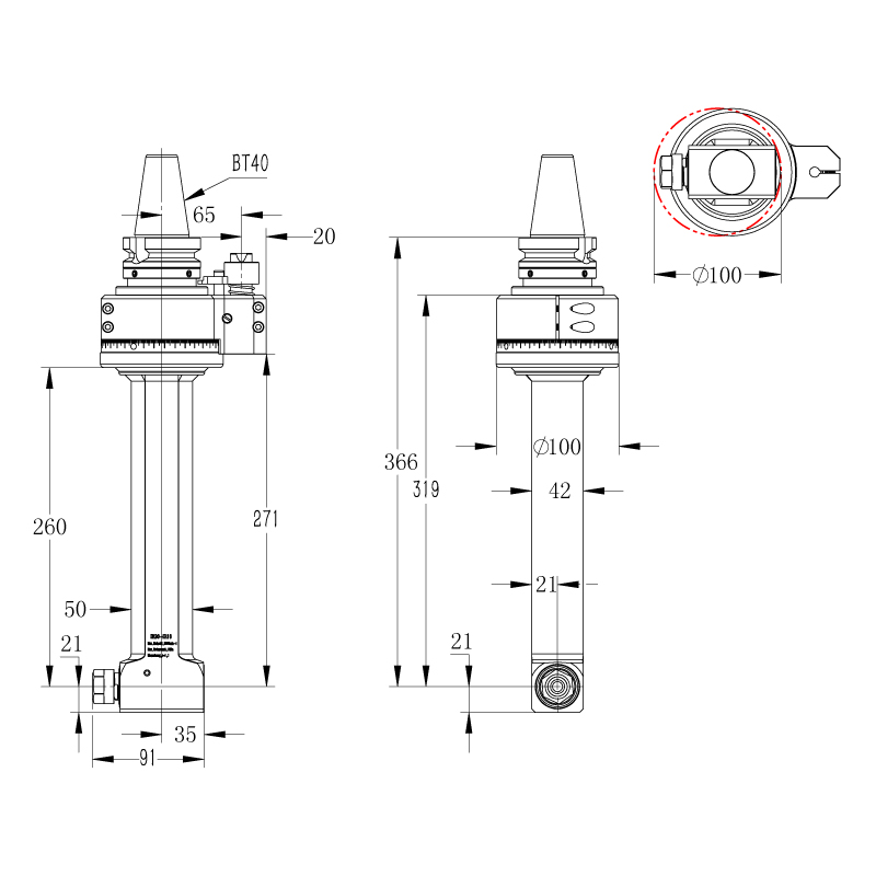 DK90-BT40-ER16-260