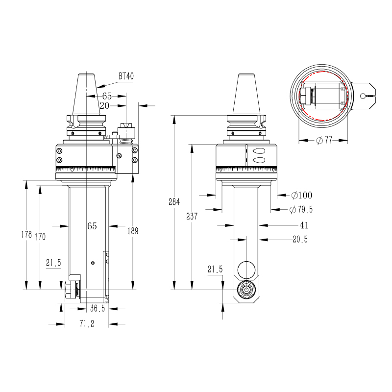 DK90-BT40-ER16M-170