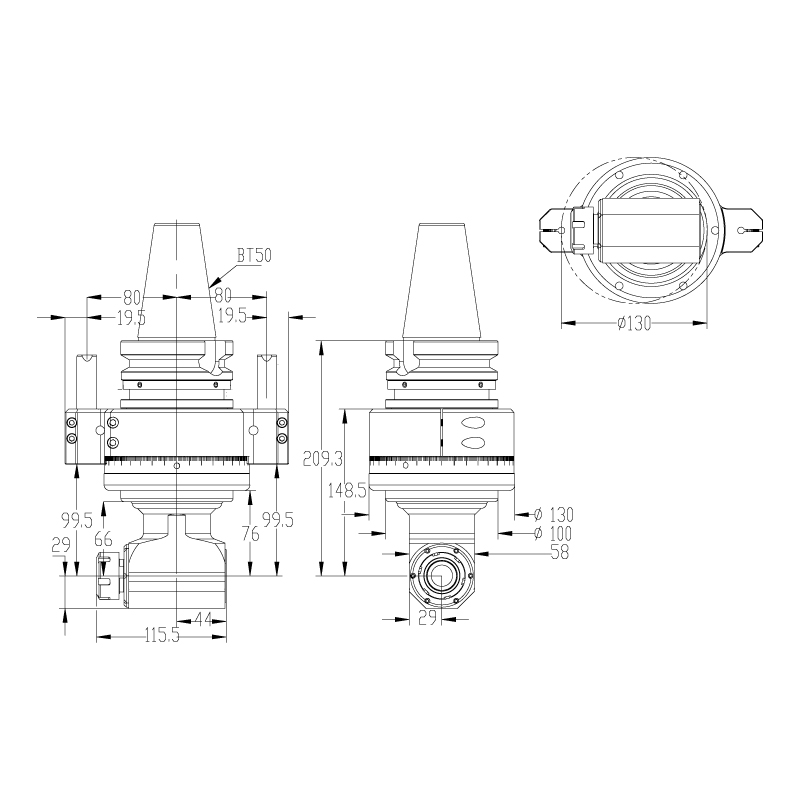 DK90-BT50-ER25-66雙定位銷(xiāo)