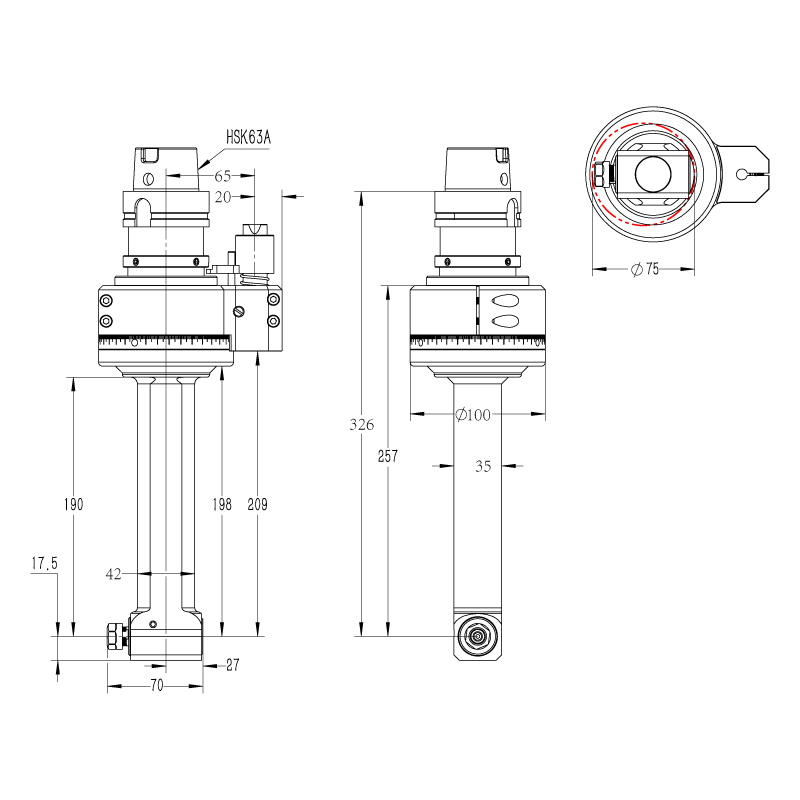 DK90-HSK63A-ER11-190