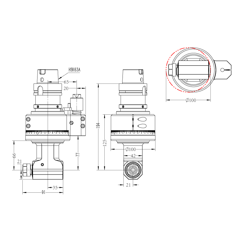 DK90-HSK63A-ER16-66