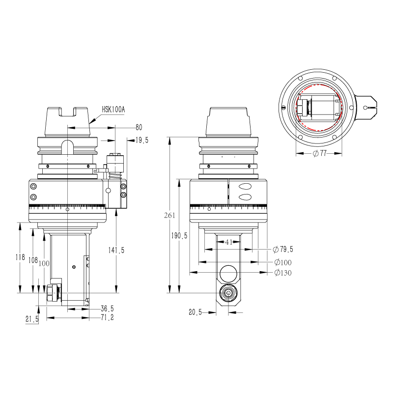 DK90-HSK100A-ER16M-100